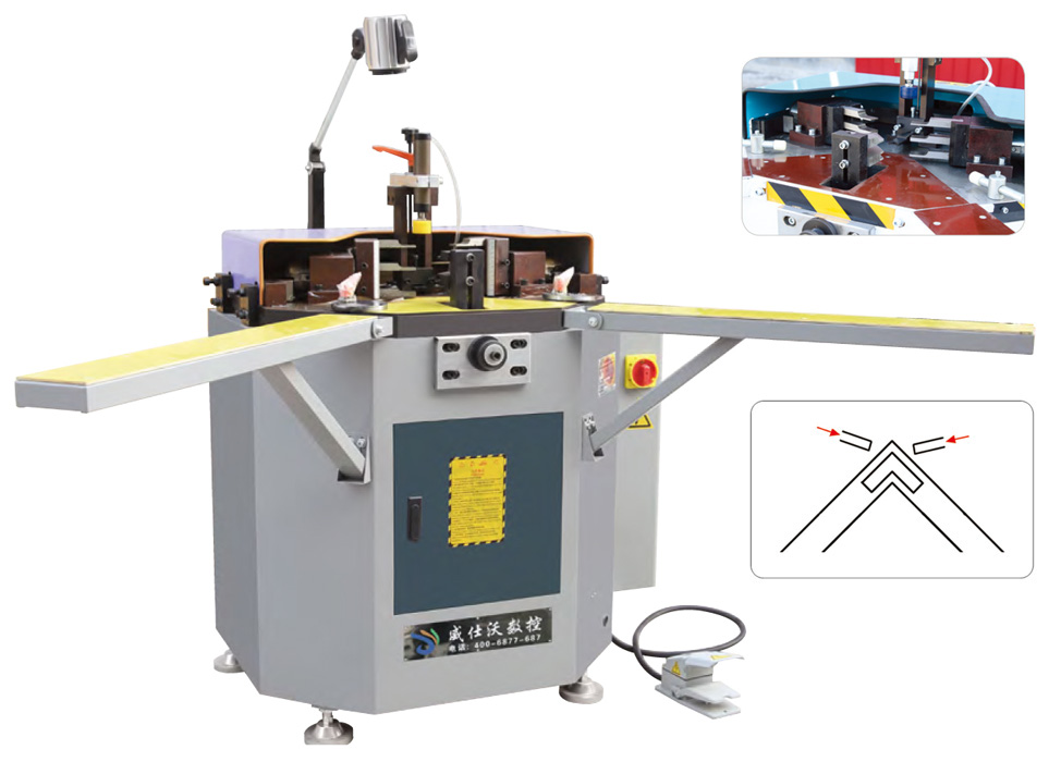 鋁門窗液壓同步組角機(jī)